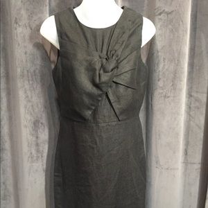 J Crew Black linen dress - 2